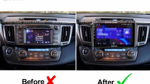 Màn hình DVD Android xe Toyota Rav4 2013 - 2018 | Fujitech 